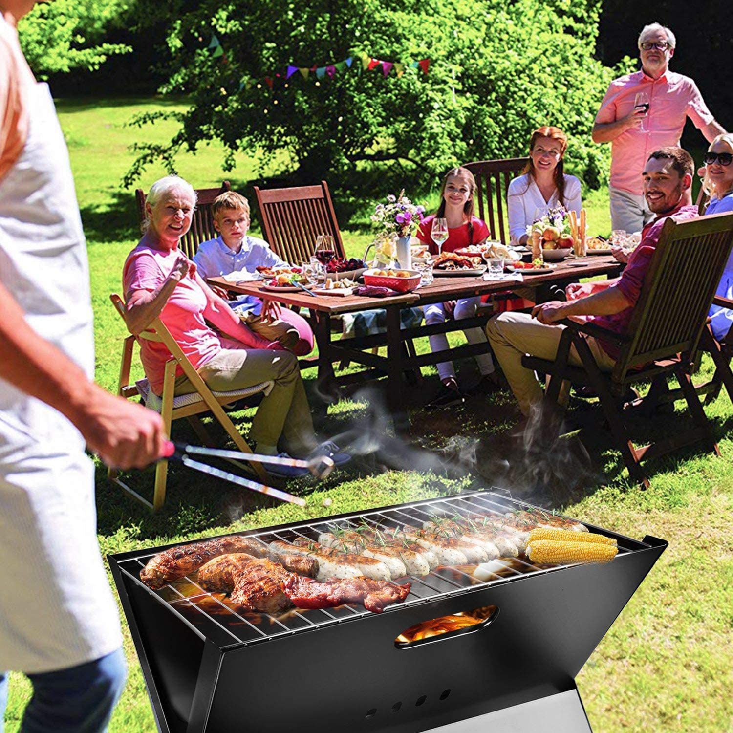 Barbecue Charbon Pliant Barbecue Portable Grill L Ger Et Simple