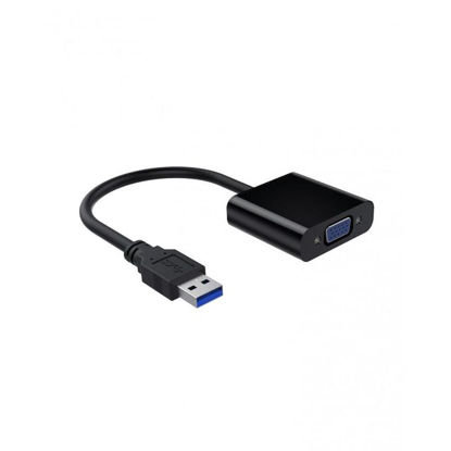 Agrandir l'image de Adaptateur USB 3.0 2.0 to VGA Multi Display Adapter Converter External Video Graphic Card - Noir - 3 Mois Image de Adaptateur USB 3.0 2.0 to VGA Multi Display Adapter Converter External Video Graphic Card - Noir - 3 Mois