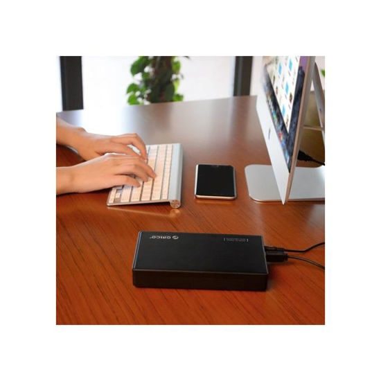 Image sur Boîtier De Disque Dur Externe USB 3.0 SATA 3,5" Et SSD - Support UASP Et Disques 8To - Noir - 12 Mois