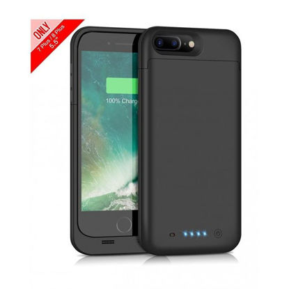 Agrandir l'image de Pochette Power Bank Ultra Slim Pour iPhone 7 Plus, 8 Plus (5.5") - Noir - 6 Mois Image de Pochette Power Bank Ultra Slim Pour iPhone 7 Plus, 8 Plus (5.5") - Noir - 6 Mois