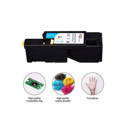 Agrandir l'image de Toner cyan Premium Compatible Dell 1250C/1350CNW/1355CN/1355CNW/C1760NW/1765NFW - Cyan - 12 Mois Image de Toner cyan Premium Compatible Dell 1250C/1350CNW/1355CN/1355CNW/C1760NW/1765NFW - Cyan - 12 Mois