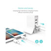 Image sur Chargeur Rapide Smart USB - 4 ports Avec Adaptateur Secteur - Blanc - 12 Mois