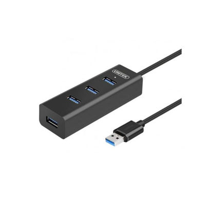 Agrandir l'image de Rallonge USB 3.0 Avec 4 Ports 5V 1.2A Et Câble USB 3.0 - 24 Mois - Noir Image de Rallonge USB 3.0 Avec 4 Ports 5V 1.2A Et Câble USB 3.0 - 24 Mois - Noir