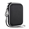 Image sur Housse Lacdo De Protection Étanche Pour Disque Dur Externe 2.5", Appareil Photo GPS Et Batterie Externe -  Noir