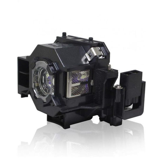 Image sur Lampe Avec Boîtier De Projecteur Pour EPSON H283A EB-X5 H284B EMP-S5 EB-X62 EX30 - Noir