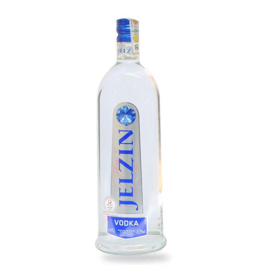 Image sur Liqueur -JELZIN -70cl -Vodka/ Citron/ Vanille - 3 Pièces