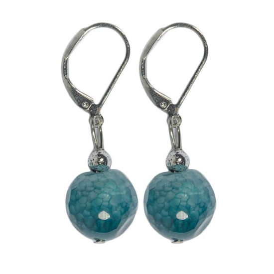Image sur Boucles D' Oreilles De Perles 3 Paires- Bleu