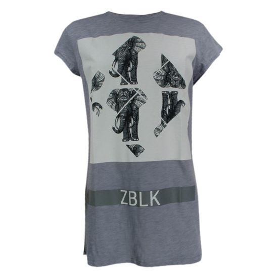 Image sur T - Shirt Imprimé ZBLK - Blanc Et Beige