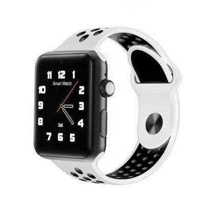 Agrandir l'image de Montre Connectée M3 - Carte SIM - Bluetooth - Compatible Android/iOS - Blanc Et Noir Image de Montre Connectée M3 - Carte SIM - Bluetooth - Compatible Android/iOS - Blanc Et Noir