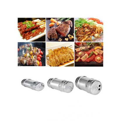 Agrandir l'image de Jeux De Boîtes En Métal Pour Épices - 3 Pièces - Gris Image de Jeux De Boîtes En Métal Pour Épices - 3 Pièces - Gris