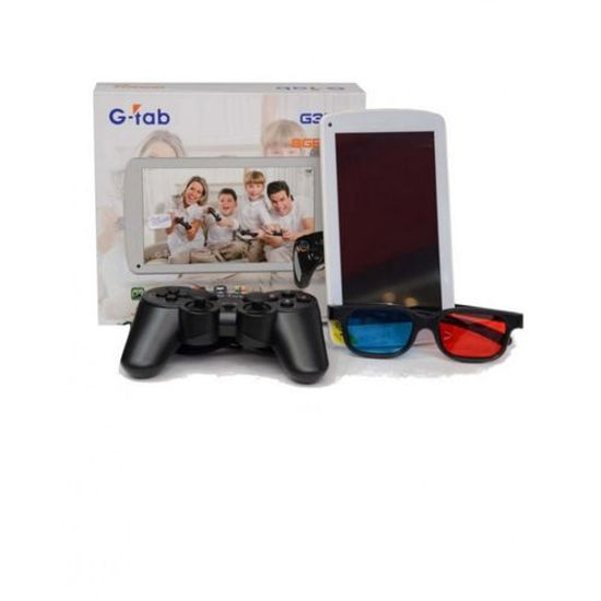 Image sur Tablette Éducative G350 Pour Enfant 8Go HDD - 512 Ram + Manette - Blanc Et Noir