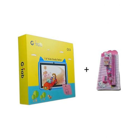 Image sur Tablette Éducative Q53 Pour Enfant - 8 Go HDD - 512 Mo RAM - 7" - Wifi - Rose - 12 Mois