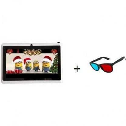 Agrandir l'image de Tablette Éducative Q66 Pour Enfant - 8Go HDD - 512Mo RAM - Bleu + Lunettes et Trousse Offertes Image de Tablette Éducative Q66 Pour Enfant - 8Go HDD - 512Mo RAM - Bleu + Lunettes et Trousse Offertes