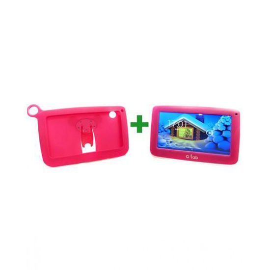Image sur Tablette Éducative Pour Enfant 8Go HDD - WIFI - Rose - 12 Mois + Pochette Et Protège Ecran Offerts