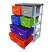 Image sur Armoire De Rangement - 9 Etagères - Multicolore