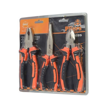 Image de Pinces Universelles - 3 Pièces - Orange Et Noir