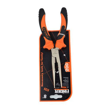 Agrandir l'image de Pince Long Bec  - 200mm-  Orange Et Noir Image de Pince Long Bec  - 200mm-  Orange Et Noir