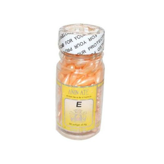 Image sur Vitamine E  Pour soins corporels - 90 Gélules x 0.4g -  Orange