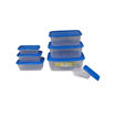 Image sur Gamelle 5806/7 - 7 Pièces - 4,5L - Bleu Et Translucide