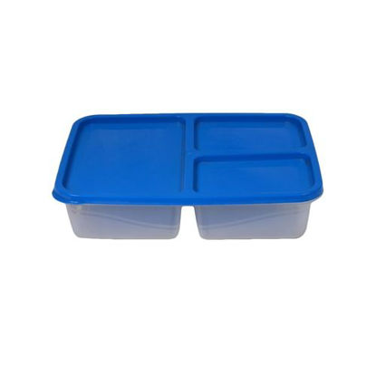 Image de Gamelle Partitionnée 5106 - 2L - Bleu Et Translucide