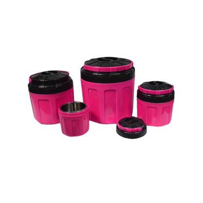 Image de Gamelle Isotherme HS18 - 12L - 4 Pièces - Rose Et Noir