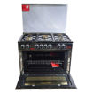 Image sur Cuisinière A Gaz 60*90 Automatique - 5 Foyers- Gris Argent Et Noir