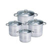 Marmites - Royalty Line - RL-SP8 - 4 Pièces - Gris argent