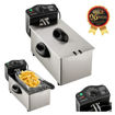 Image sur Friteuse Electrique - 2000 W - 3 L - Gris Argent - 6 Mois