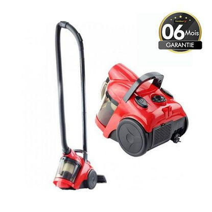 Image de Aspirateur Cyclone - 2L - 700W - Rouge Et Noir - 6 Mois