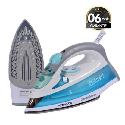 Image de Fer À Repasser À Vapeur ST8027 - 2400W - Bleu Et Blanc - 6 Mois