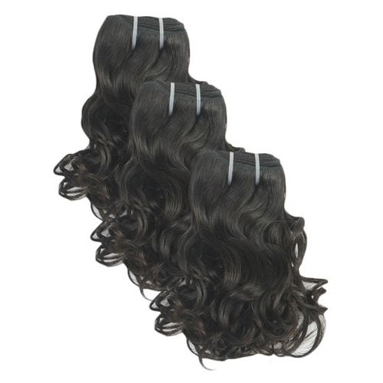 Image sur Mèches Péruviennes Frisées   - 300g -10''  - Noir
