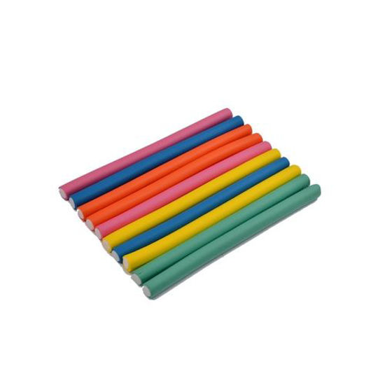 Rouleaux Flexible Pour Cheveux 10 Pièces Multicolore