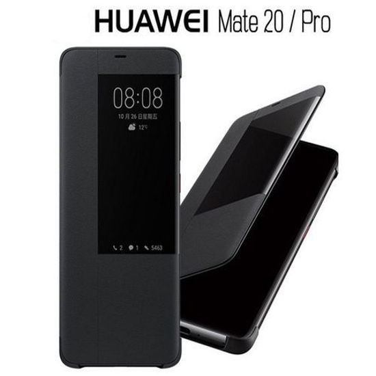 Image sur Pochette Intelligente Espace Ecran Pour Huawei Mate 20 Pro - Noir