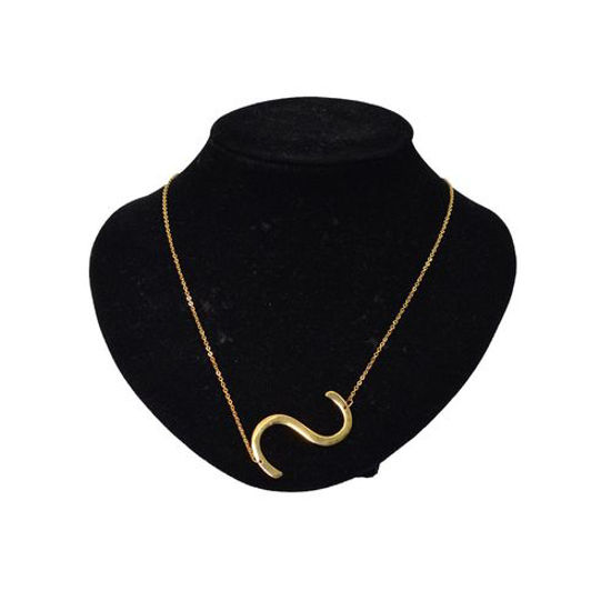 Image sur Collier  A Pendentif -Jaune Doré