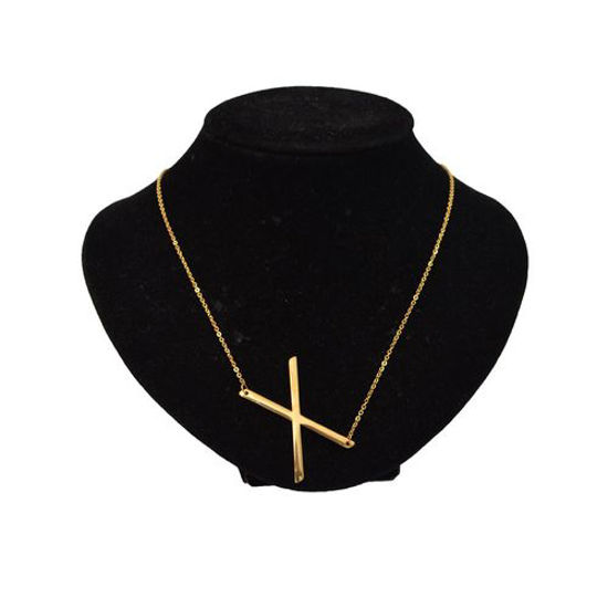 Image sur Collier  A Pendentif -Jaune Doré