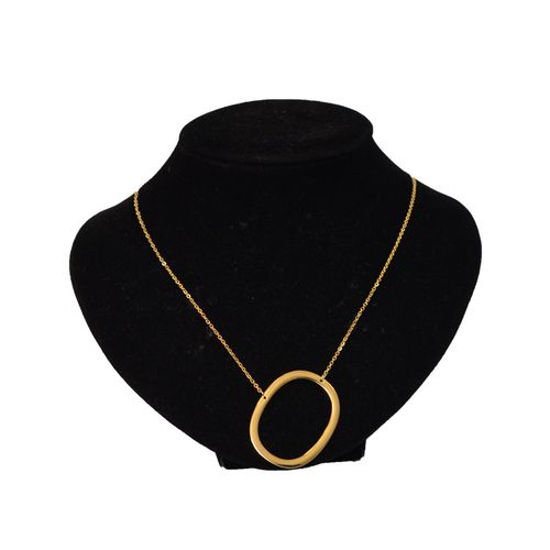 Image sur Collier  A Pendentif -Jaune Doré
