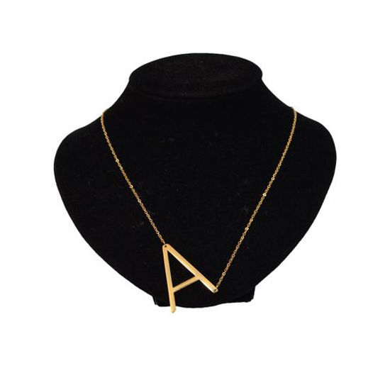 Image sur Collier  A Pendentif -Jaune Doré