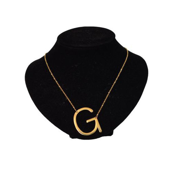 Image sur Collier  A Pendentif -Jaune Doré