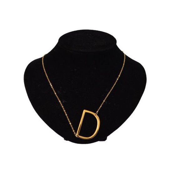 Image sur Collier  A Pendentif -Jaune Doré