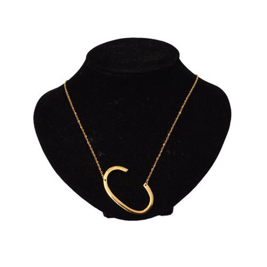 Image sur Collier  A Pendentif -Jaune Doré