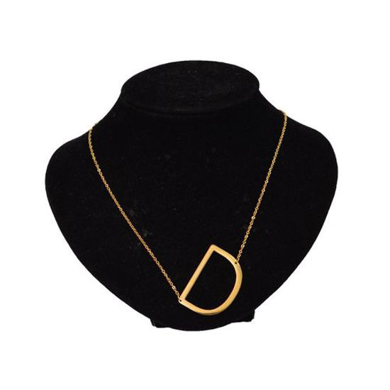 Image sur Collier  A Pendentif -Jaune Doré