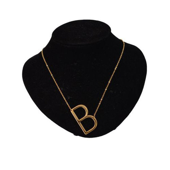 Image sur Collier  A Pendentif -Jaune Doré