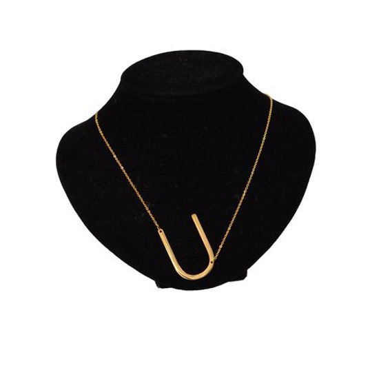Image sur Collier  A Pendentif -Jaune Doré