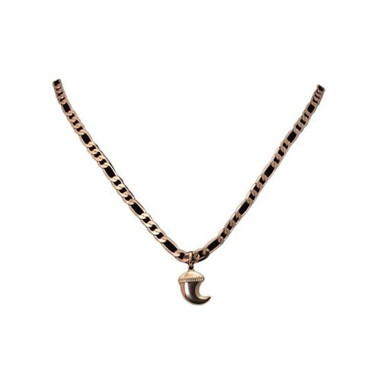 Image sur Collier Grosse Chaîne À Pendentif - Jaune Doré