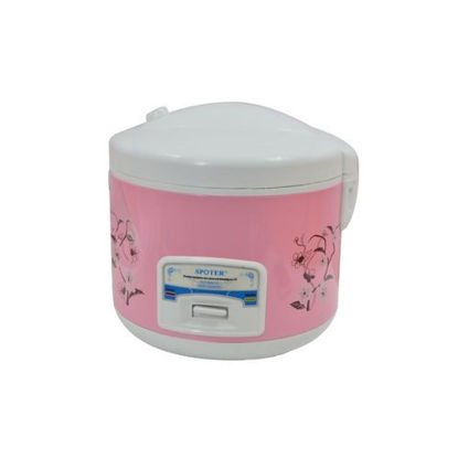 Cuiseur de riz SPOTER CFXB40-A - 4L - blanc et rose-iziwaycameroun Cuiseur de riz SPOTER CFXB40-A - 4L - blanc et rose