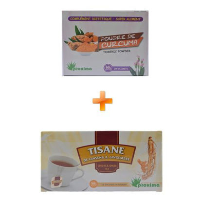 Agrandir l'image de Tisane De Gimgembre - 25 Sachets - 50grs + Ananas Seché - 50grs Image de Tisane De Gimgembre - 25 Sachets - 50grs + Ananas Seché - 50grs