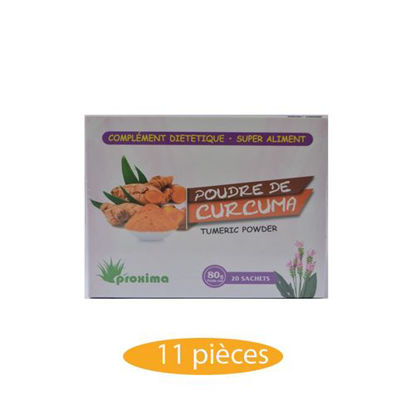Agrandir l'image de Poudre De Curcuma - 11 Pièces - 20 Sachets - 80grs Image de Poudre De Curcuma - 11 Pièces - 20 Sachets - 80grs