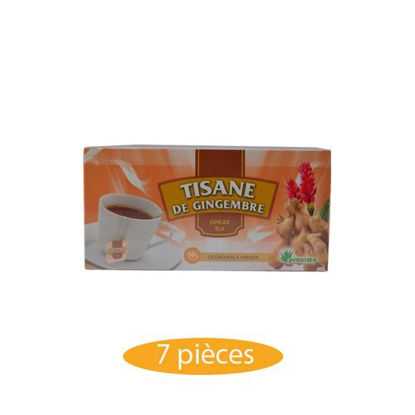 Agrandir l'image de Tisane De Gimgembre - 7 Pièces - 25 Sachets - 50grs Image de Tisane De Gimgembre - 7 Pièces - 25 Sachets - 50grs