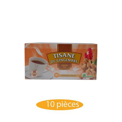 Agrandir l'image de Tisane De Gimgembre - 10 Pièces - 25 Sachets - 50grs Image de Tisane De Gimgembre - 10 Pièces - 25 Sachets - 50grs