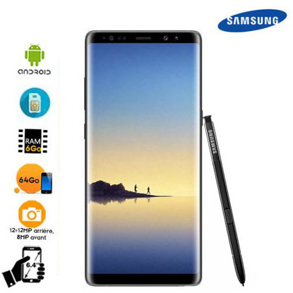 Image de Galaxy Note 8 - 64 Go HDD - 6 Go RAM - 6,3'' - Noir - 24 Mois